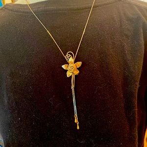 Bolero gold tone vintage Necklace